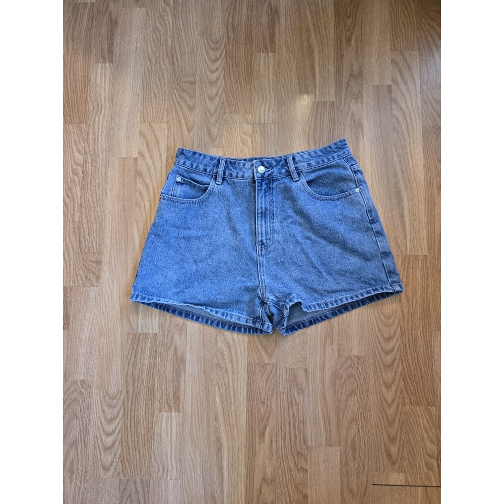 Princess Polly Denim‎ Shorts Women Sz 10 Jean Bermuda Walking High Waist